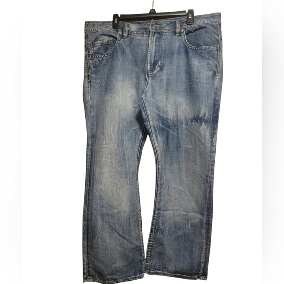 Buffalo David Bitton King Slim Boot Cut Jeans Size 38X30 - Picture 1 of 7